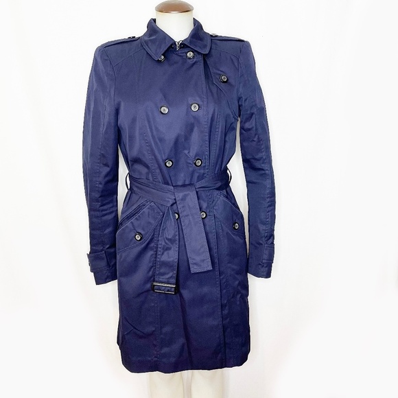 Zara Jackets & Blazers - 𝅺Blue Zara Trench Coat